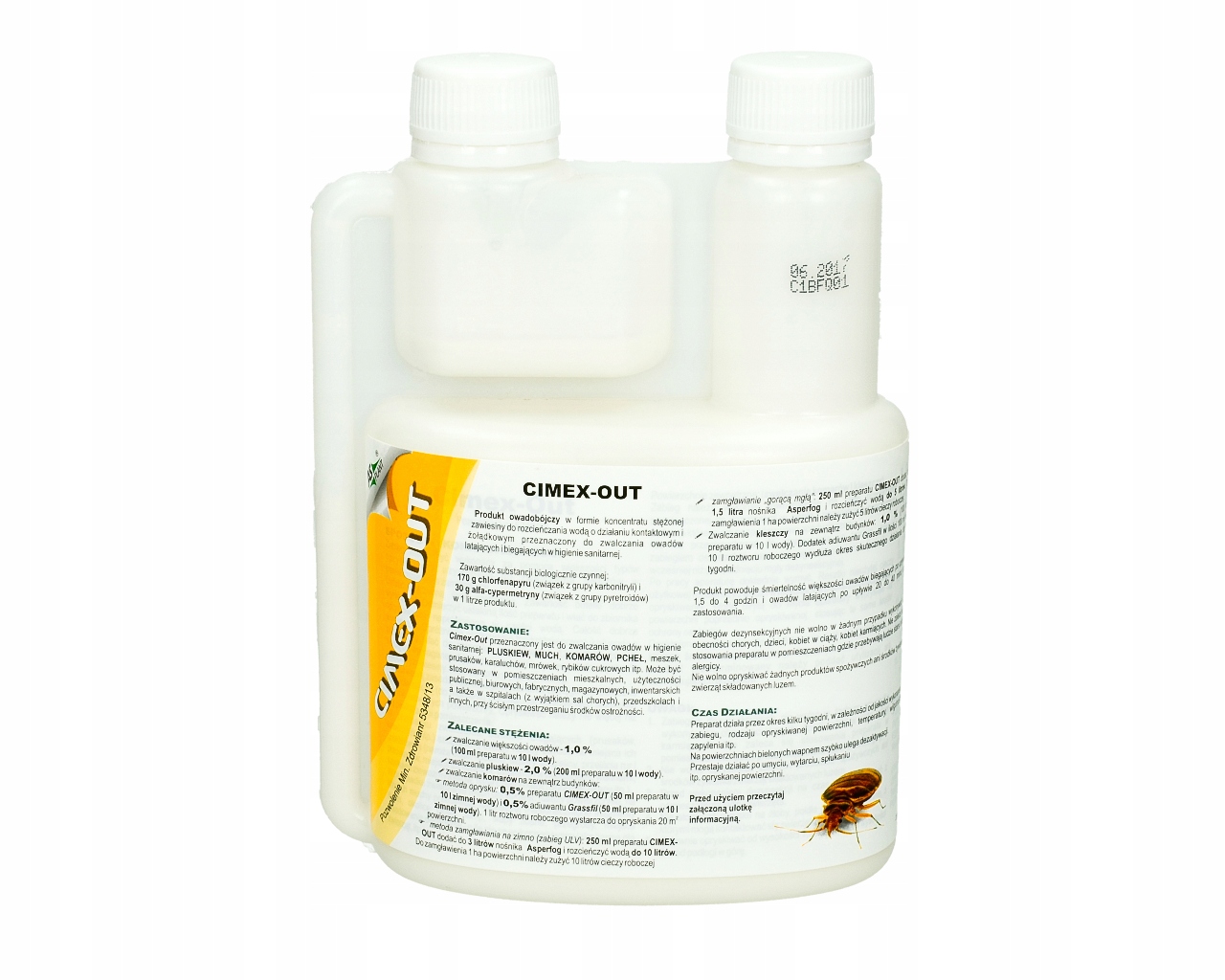 

Oprysk Silny Płyn Na Pluskwy Owady Cimex Out 500ML