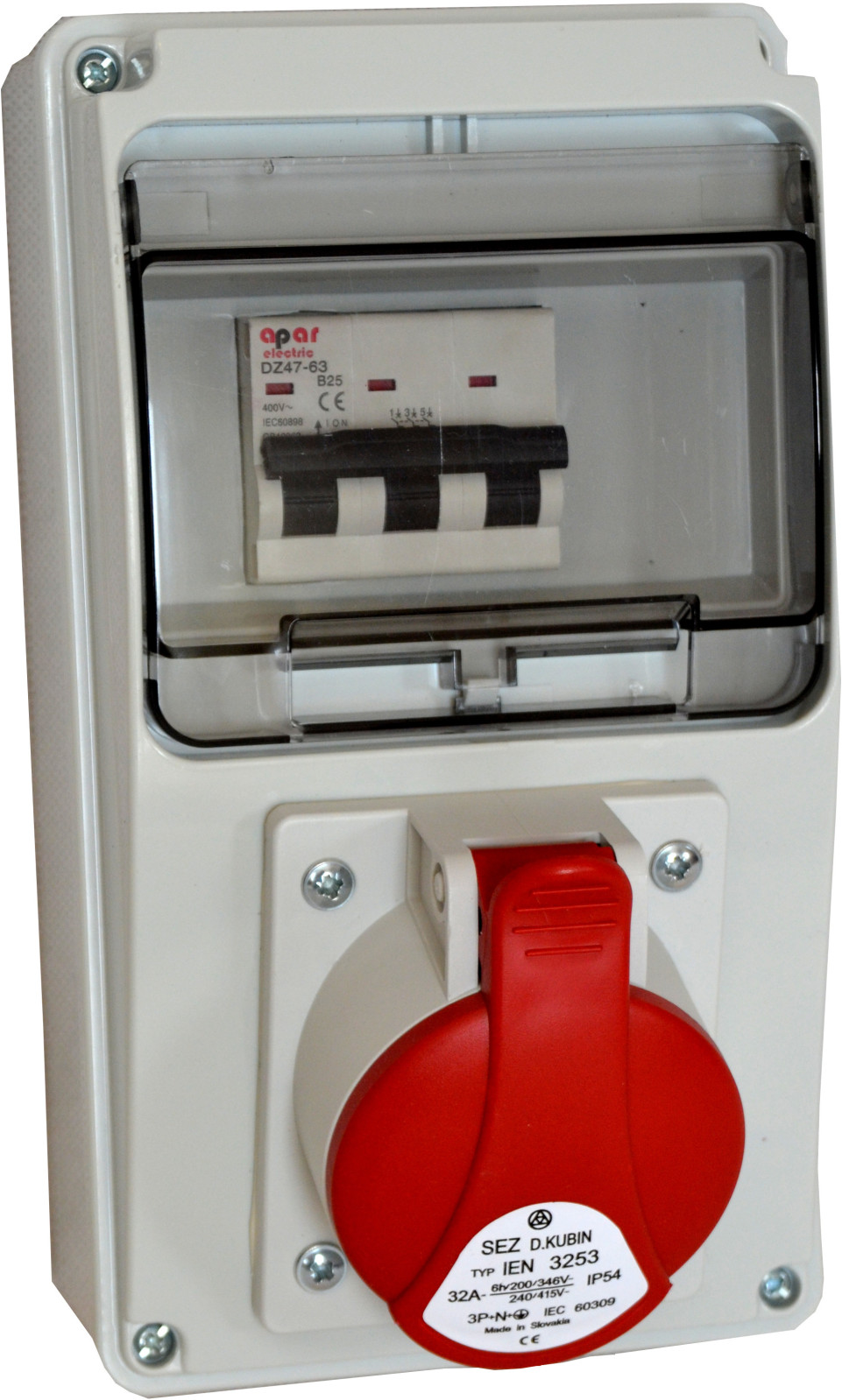 Stavební rozvaděč A532W 32A5P