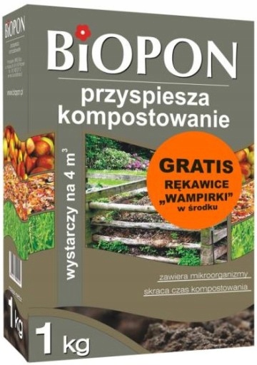 

Biopon Przyspiesza Kompostowanie 1KG Komposter