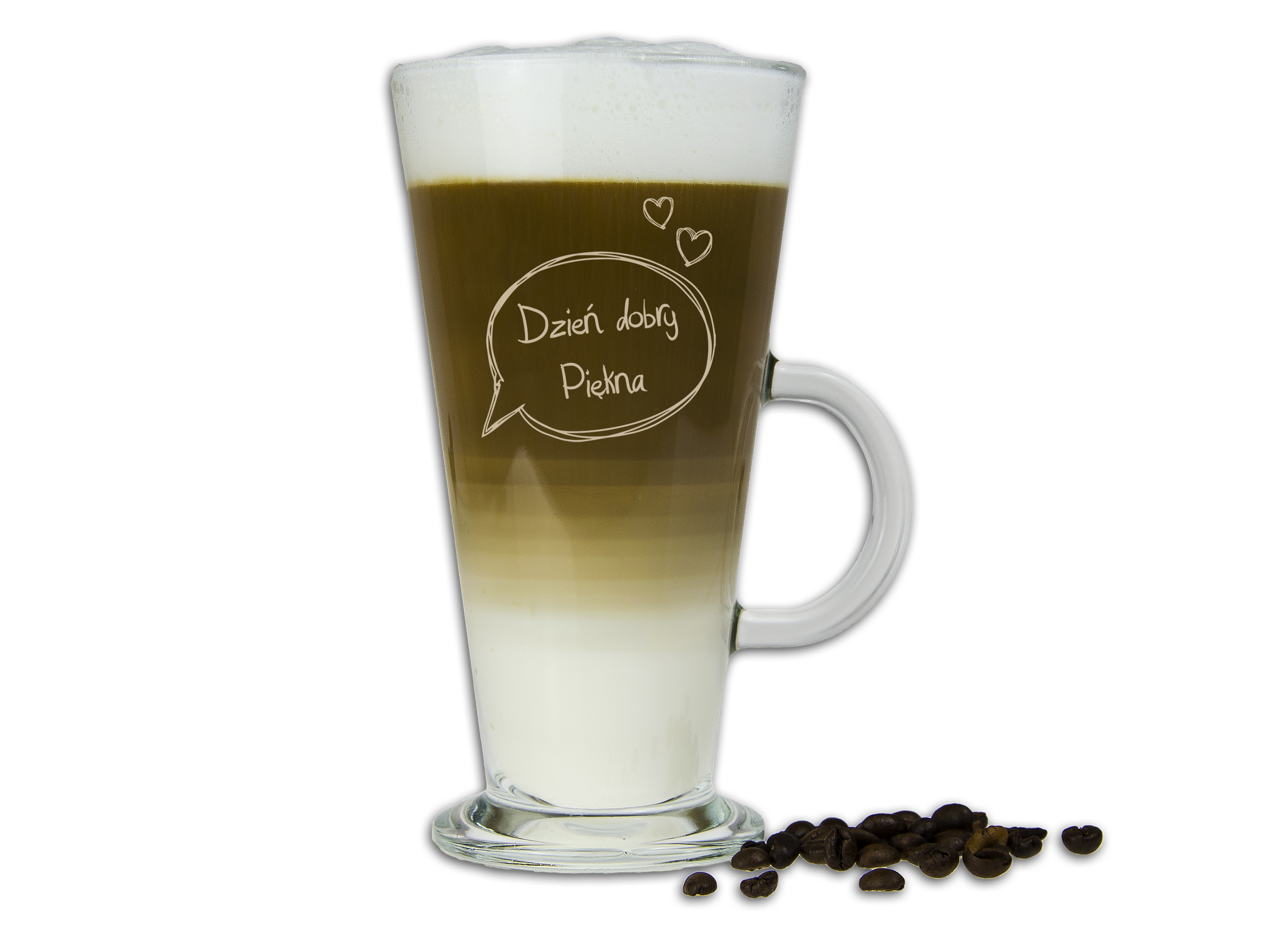 

Duża Szklanka Latte Z Napisami Na Prezent Grawer