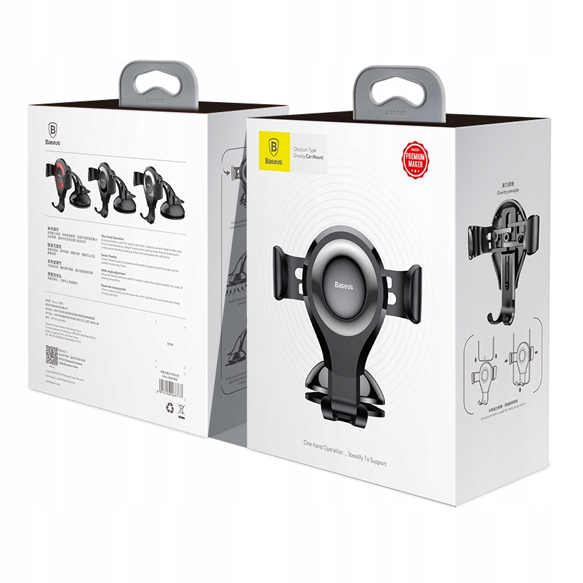 BASEUS Uchwyt samochodowy do TELEFONU na szybę Marka Baseus