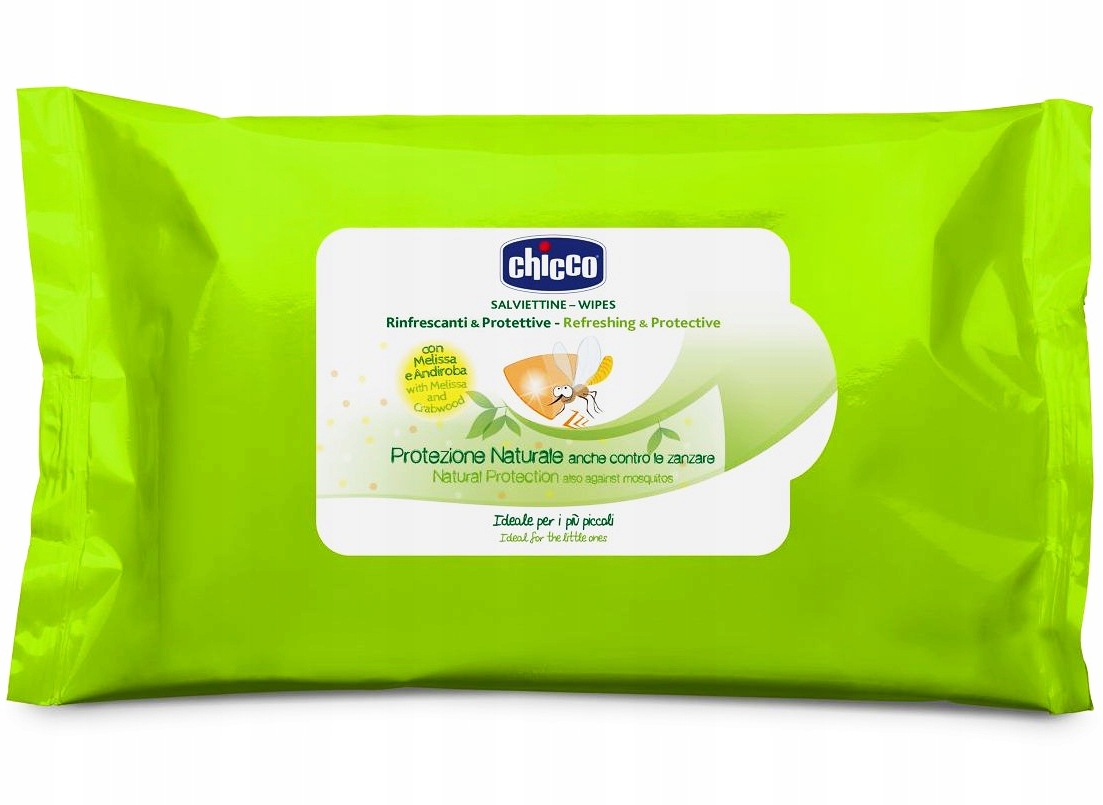

Chusteczki Nawilżane Odstraszające Komary Chicco