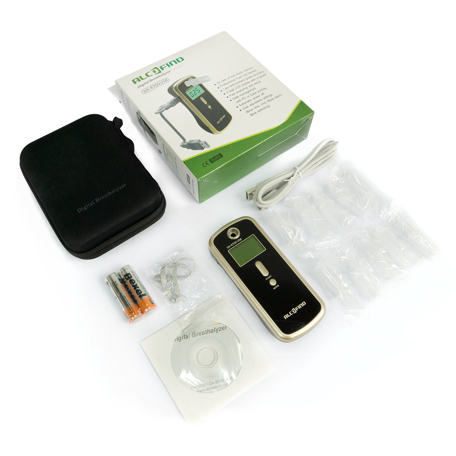 ALKOMAT PROFESJONALNY DA 8700 KALIBRACJA USTNIKI Producent code DA 8700