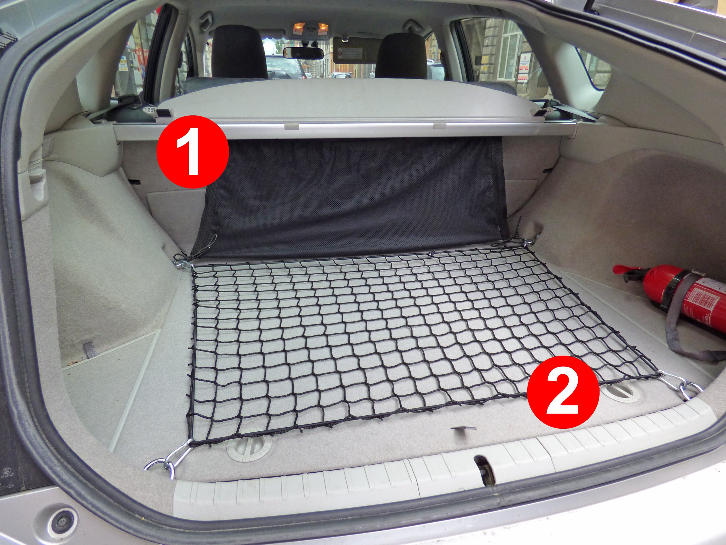 SIATKA TORBA DO BAGAŻNIKA TOYOTA PRIUS III Rodzaj siatki