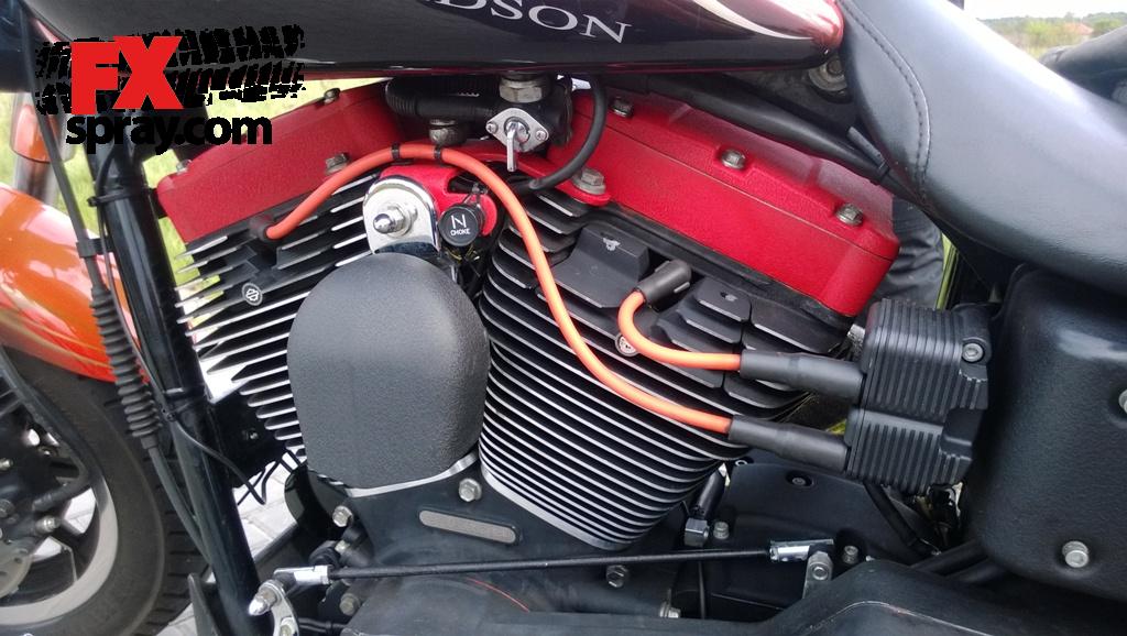 VHT WRINKLE CZERWONY SP204 LAKIER POKRYW ZAWOROW Rodzaj bazowe