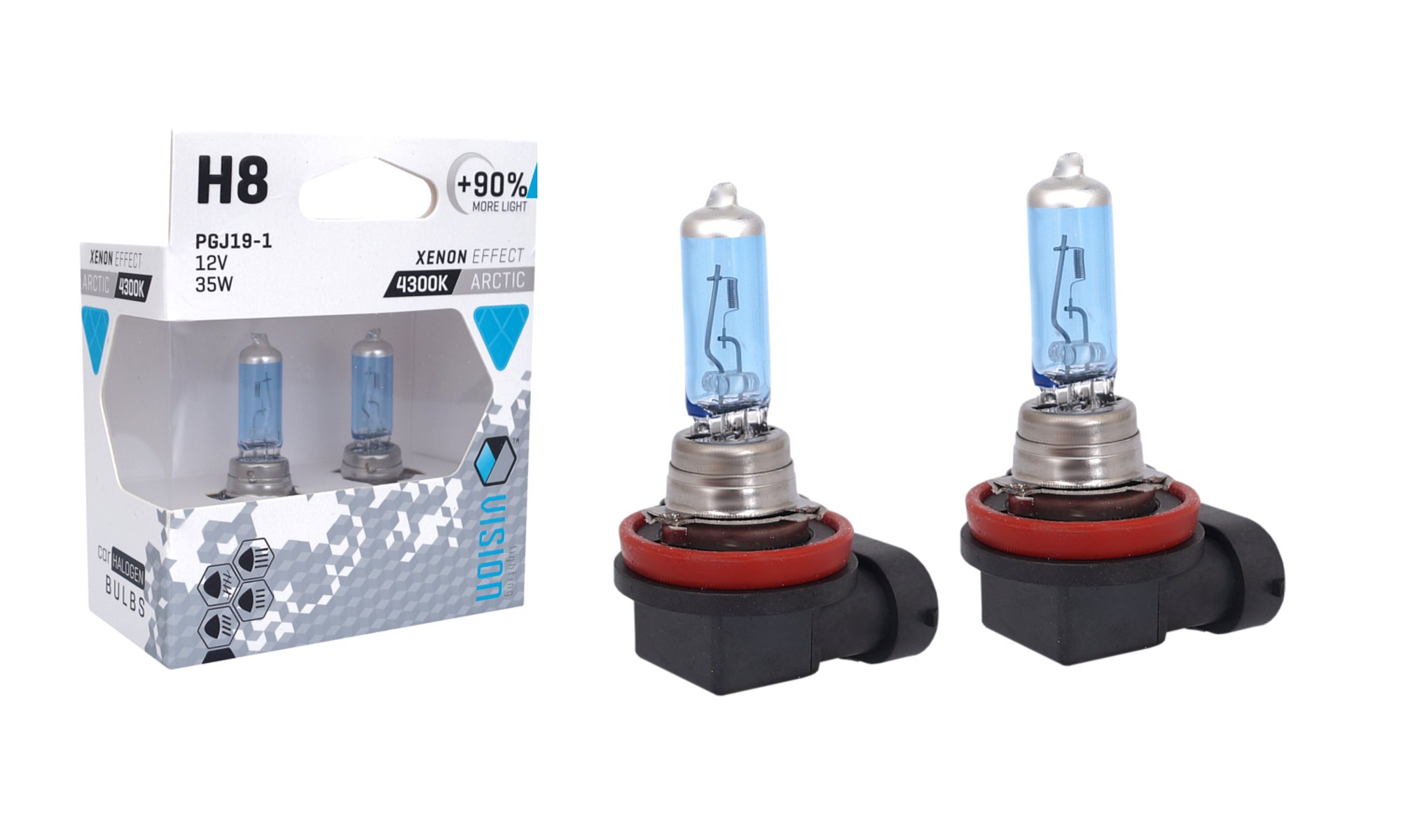 

2x Żarówki H8 12V 35W 4300K Arctic Vision +90%