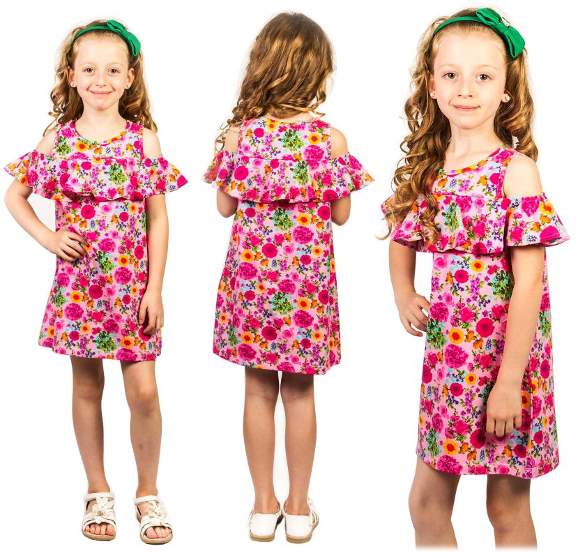 

Breeze Sukienka Hiszpanka Falbana Kwiaty 98 J11B