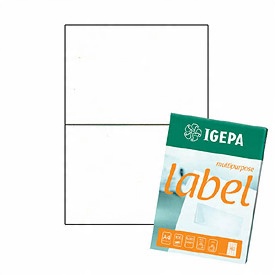 

Etykiety Samoprzylepne Igepa 210x148 (2 na A4)