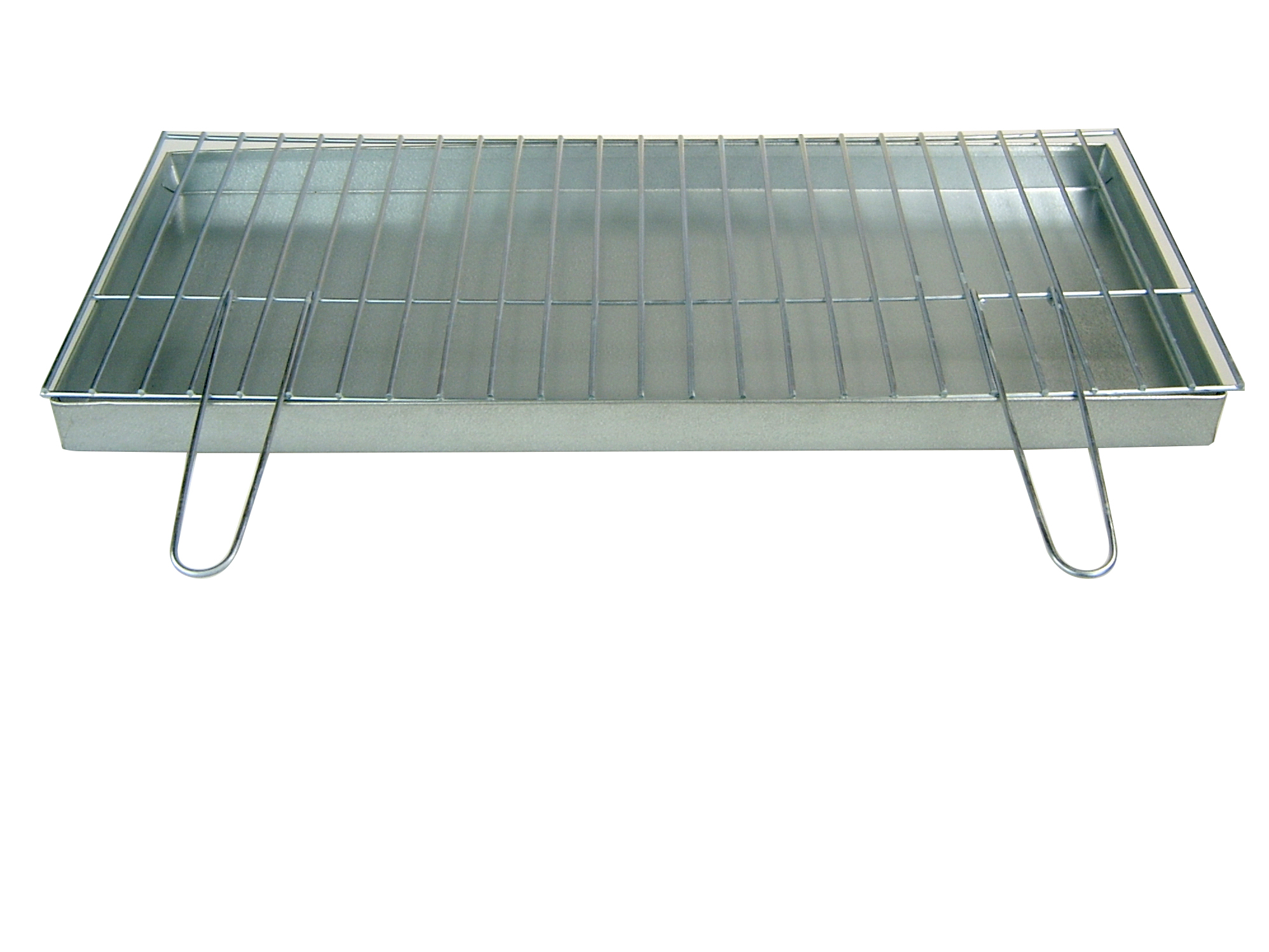 Rošt 70x30 cm, průměr 4 mm popelník – skládací rukojeti