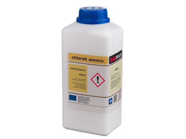 

Chlorek Amonu Salmiak czysty 1kg Biomus
