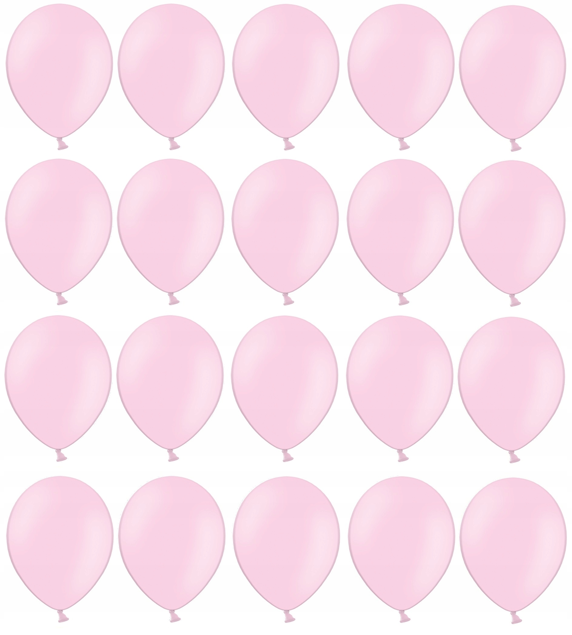 

Balony Różowe 25cm Pastelowe 20szt ślub urodziny