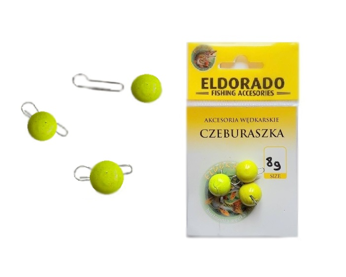 Eldorado Ciężarek Czeburaszka Żółta 6g op. 3