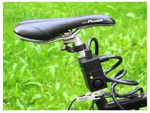 ZAPIĘCIE ROWEROWE Z ALARMEM LINKA BLOKADA ZABEZPIECZENIE SECURITY PLUS EAN (GTIN) 4016232064143