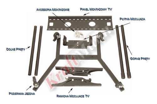 STATYW STOJAK POD TELEWIZOR LED TV LCD PLAZMA 55' Marka Kraftmann