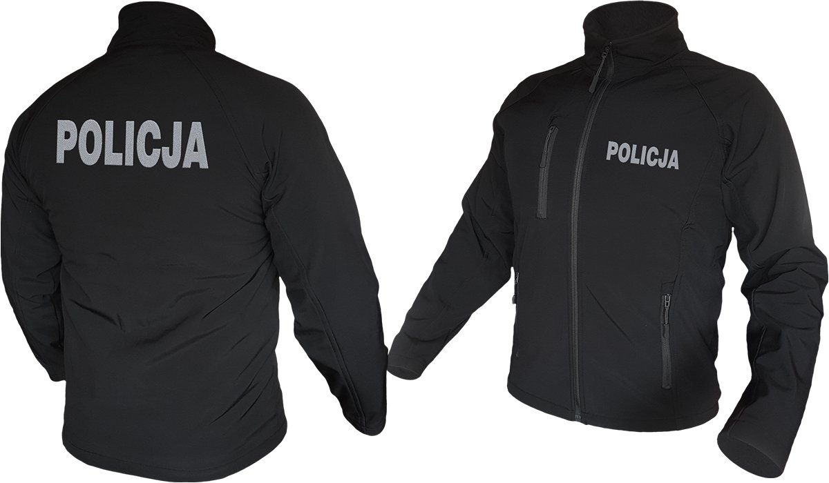 

Kurtka Softshell Policja Z Haftem Srebrnym M