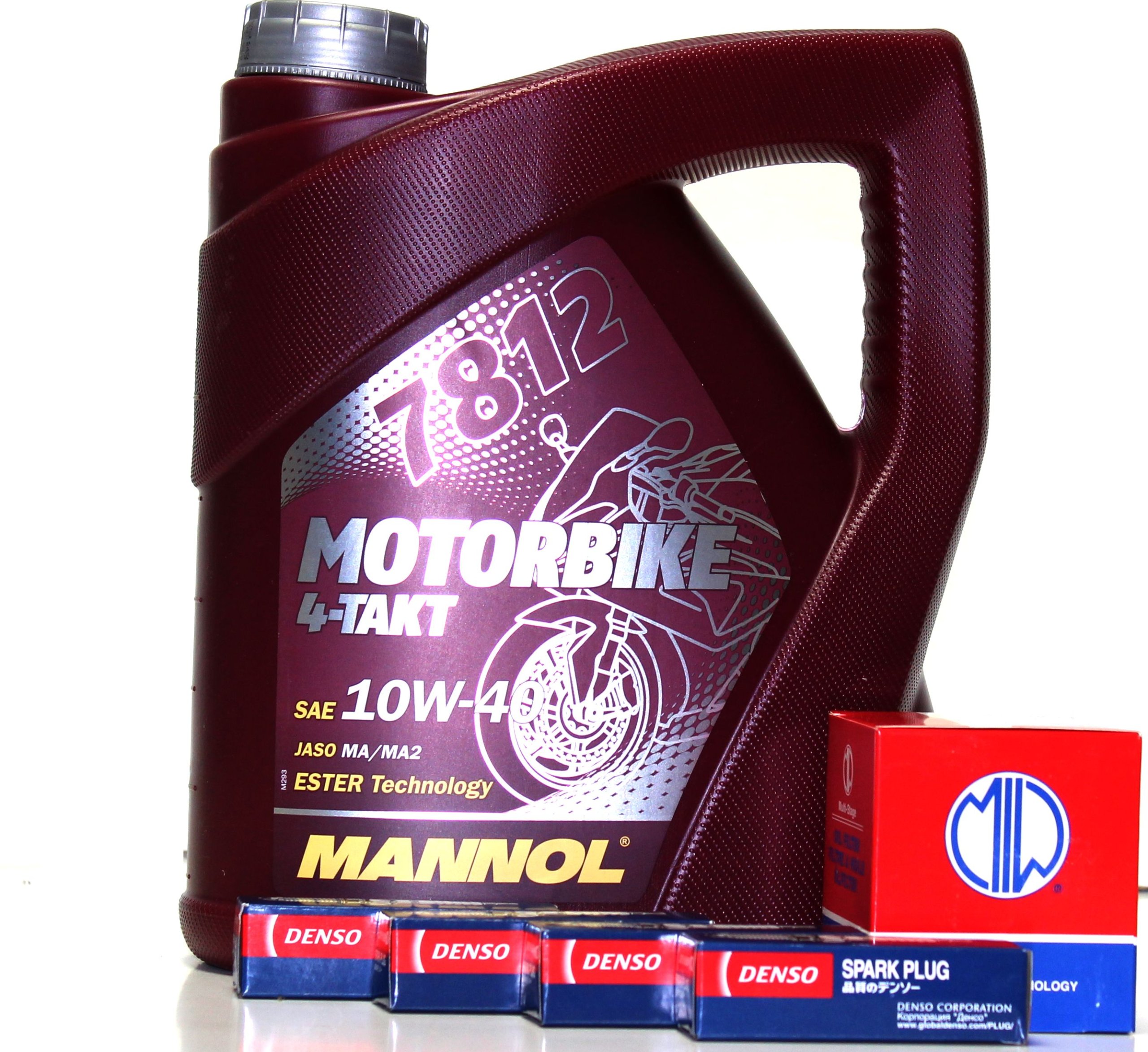 Olej Mannol Filtr Svíčky Yamaha YZF-R6 600 99-05