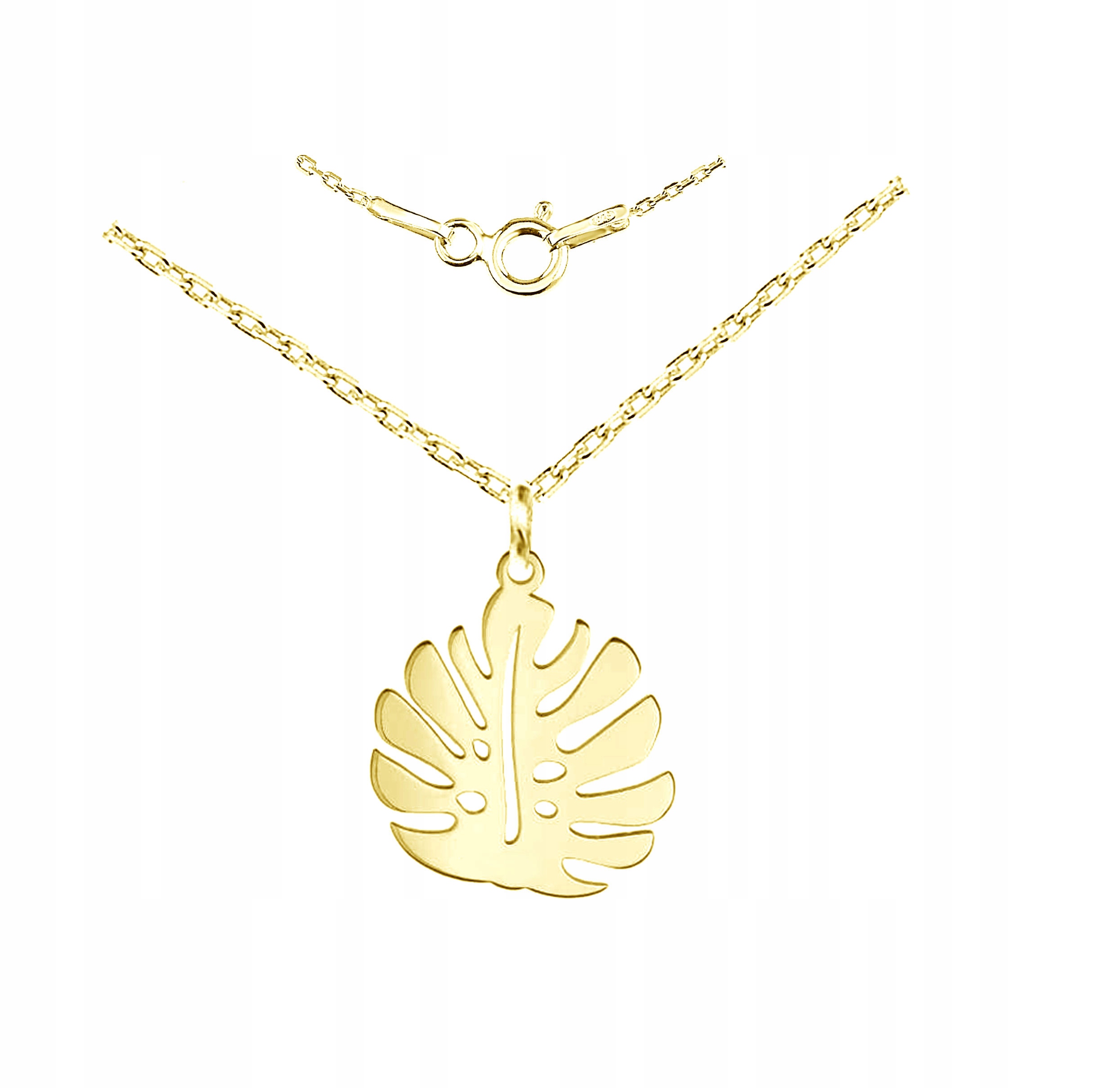 

Naszyjnik Celebrytka Liść Monstery Monstera Srebro