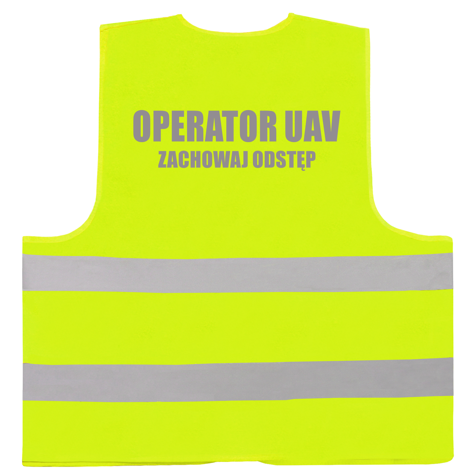 OCHRONNA KAMIZELKA ODBLASKOWE LOGO - OPERATOR UAV (K-Z-S-T-OPERATOR-UAV ...