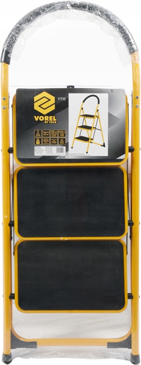 VOREL DRABINA DRABINKA 3-STOPNIOWA SKŁADANA Liczba elementów 3