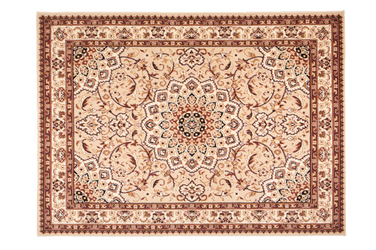 DYWANY BCF 160x220 Tani Solidny Turecki Dywan 24b (F740A LIGHT BEIGE