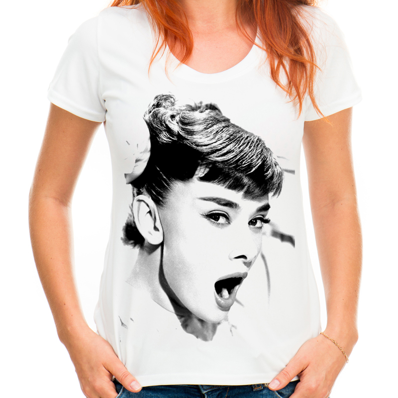 

Koszulka z Audrey Hepburn na dzień kobiet hq -xs