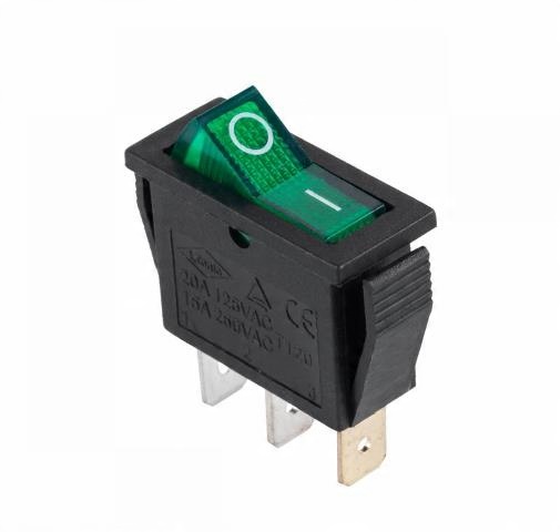 

Przełącznik podświetlany 230V IRS-101-1B zielony