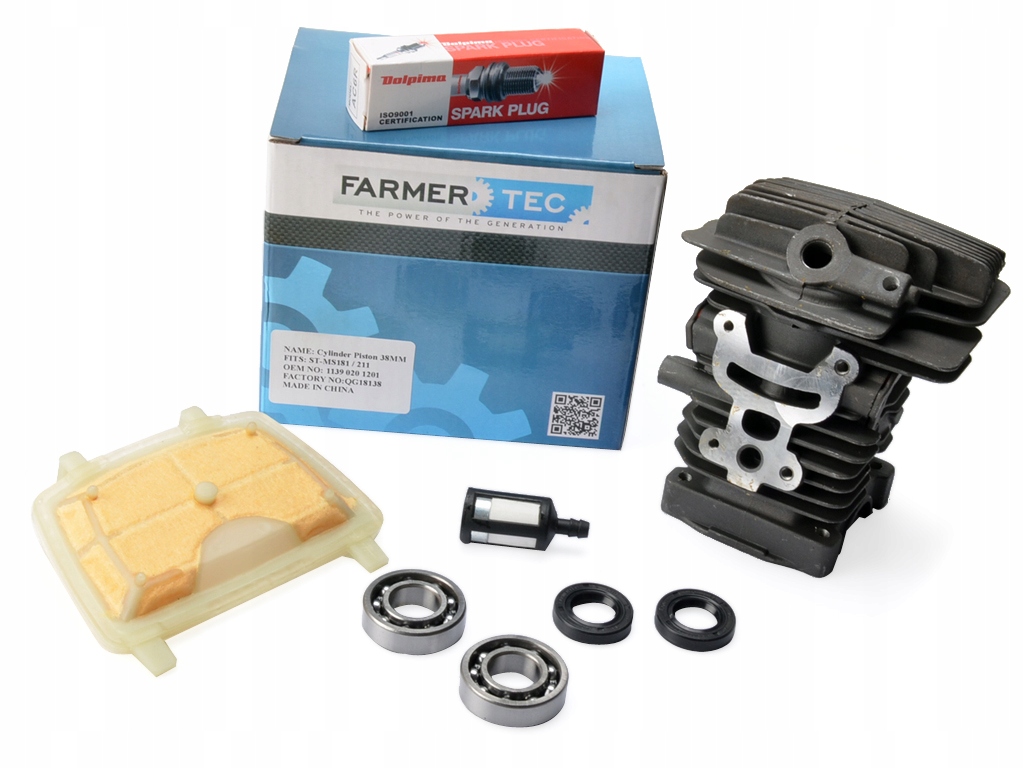 

Zestaw Cylinder Stihl MS181 MS211 38mm Farmertec