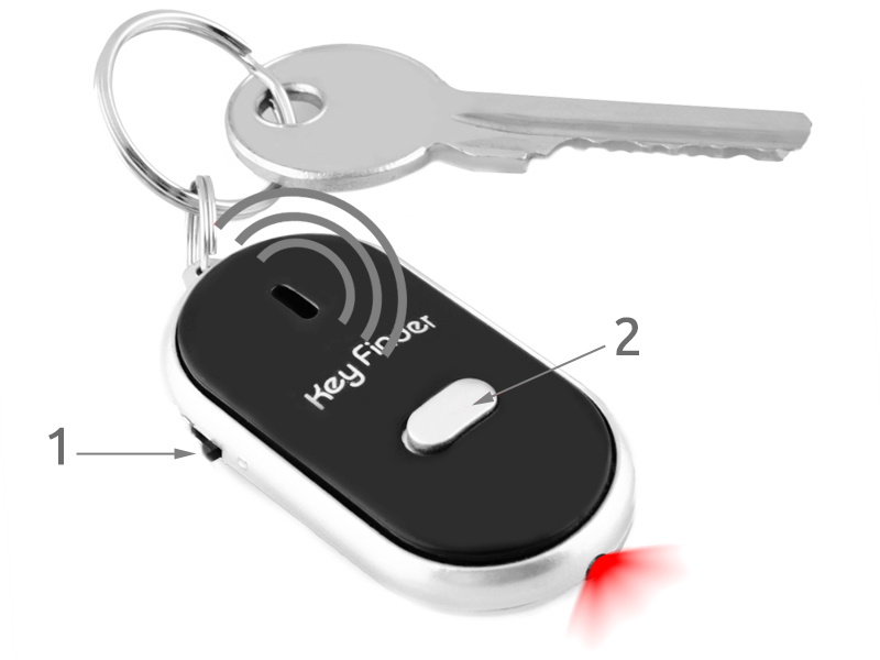 Přívěsek na klíče LOCATOR pro píšťalku na klíče Přívěsek na klíče Hmotnost produktu s individuálním balením 0,03 kg