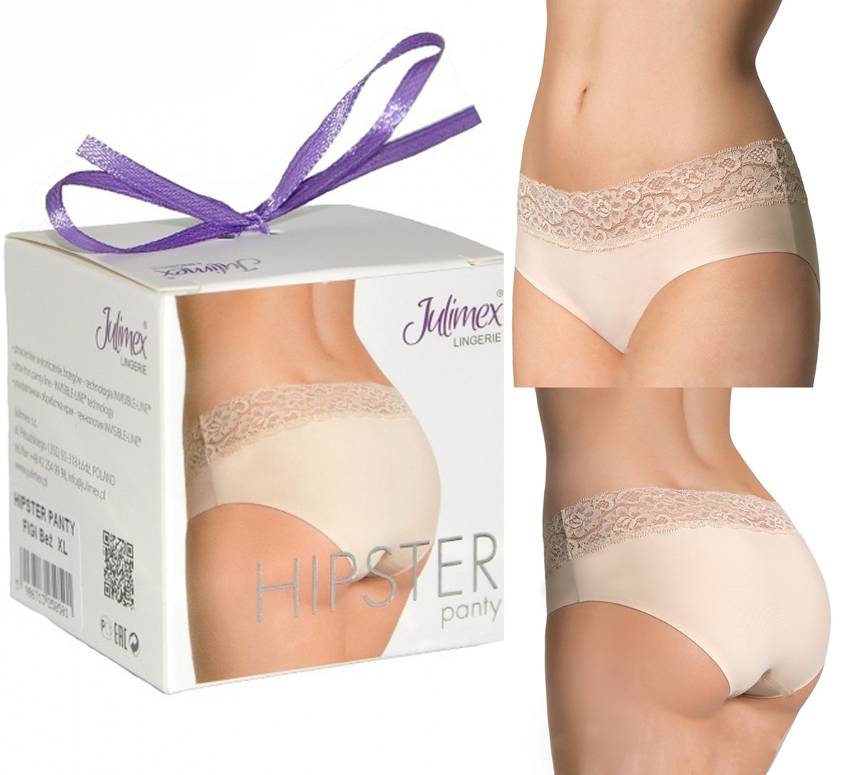 

julimex Hipster panty Figi bezszwowe Kolory # L