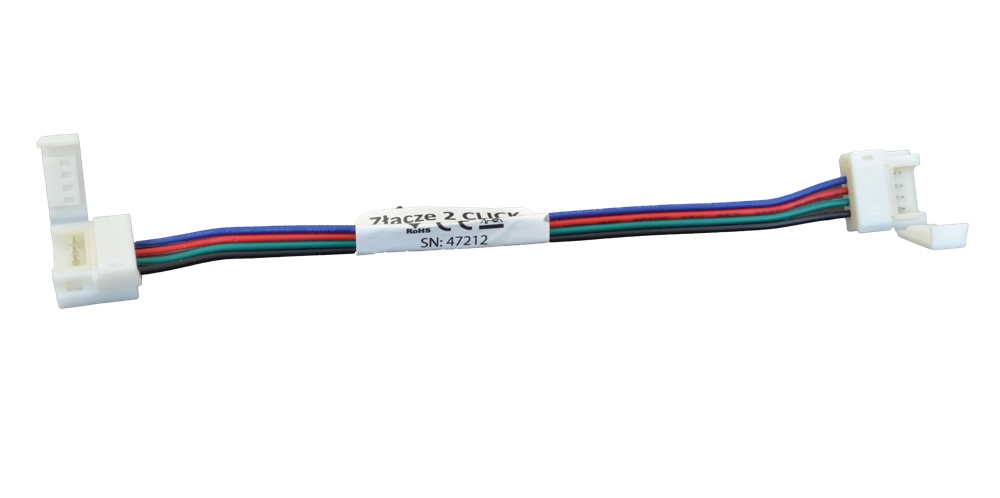 

Złączka Led Rgb IP65 4 pin taśma-taśma przewód