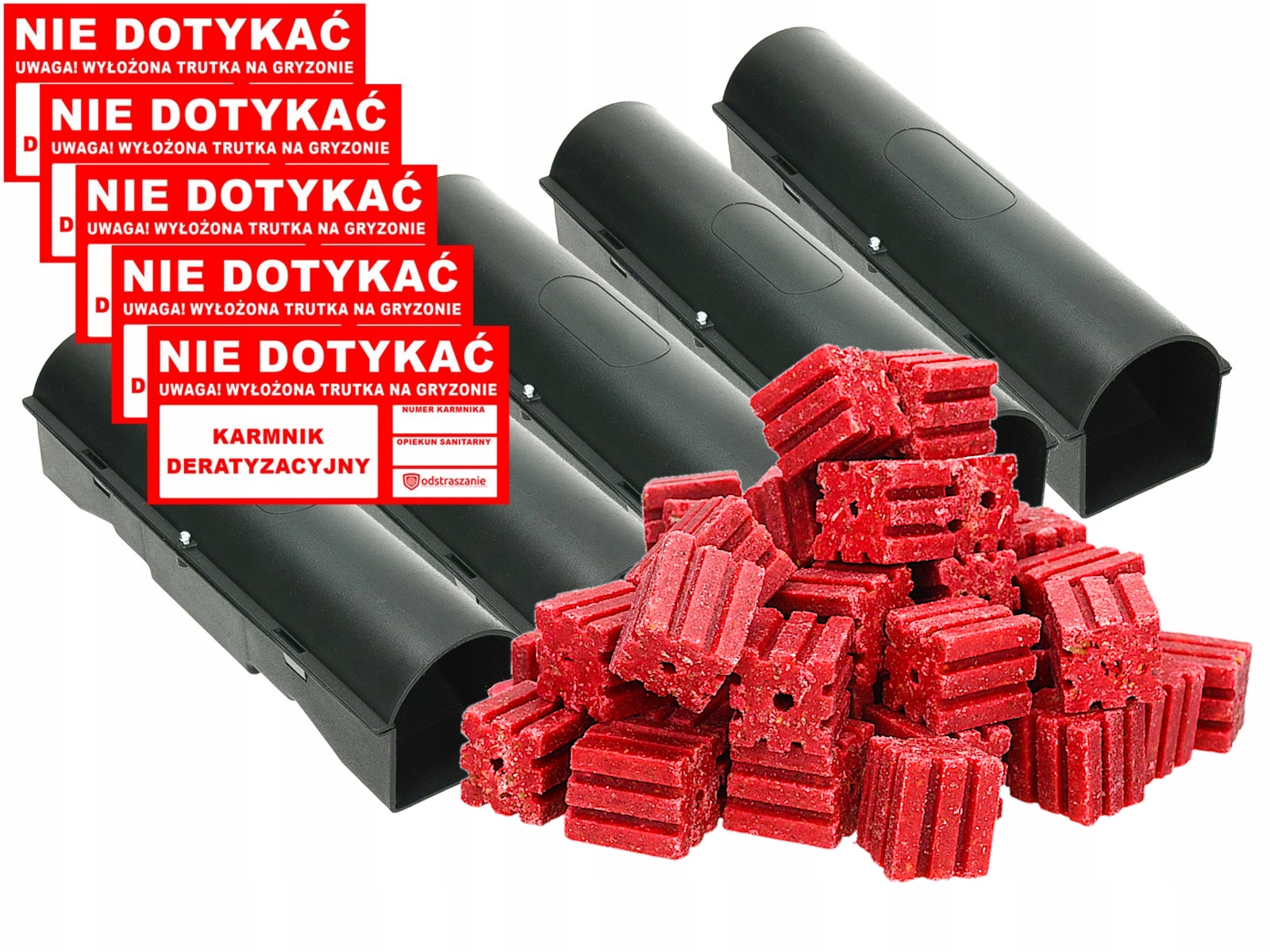 

5X Karmnik Deratyzacyjny Na Myszy Szczury