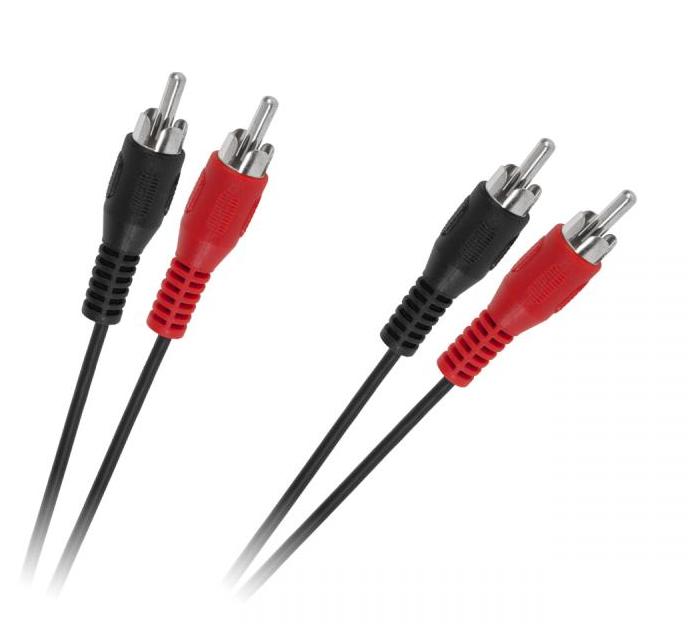 Kabel 2 x RCA - 2 x RCA 1,2m standard