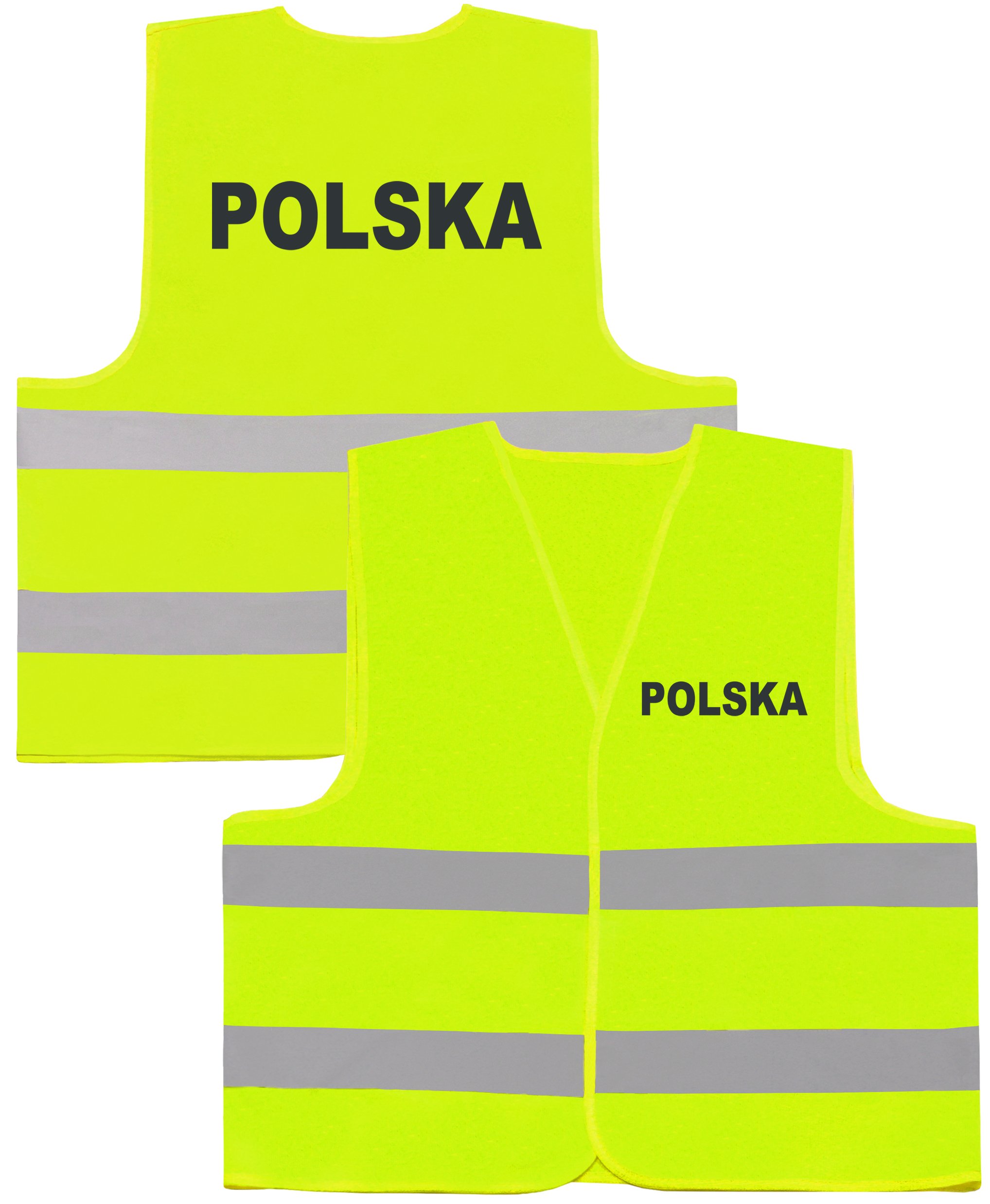 

Kamizelka Ostrzegawcza Z Logo Polska Odblaskowa XL