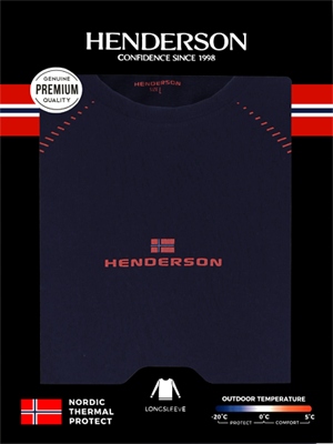 KOSZULKA dł. ręk. męska 22969 HENDERSON NORDIC - M Model 22969-59X