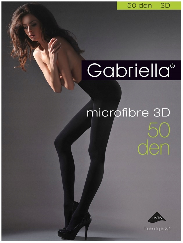 

gabriella Mikrofibra *3D* 50 den nero # 4 L
