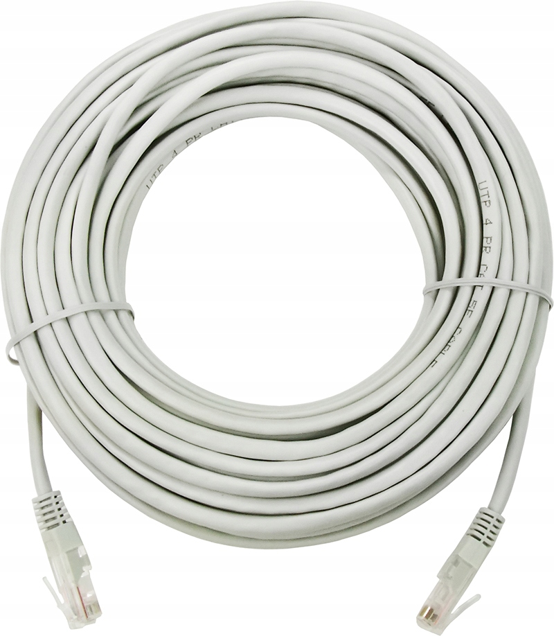 Kabel LAN 25m Sieciowy Przewód do Internetu Modemu RJ 45 Patchcord RJ45 UTP