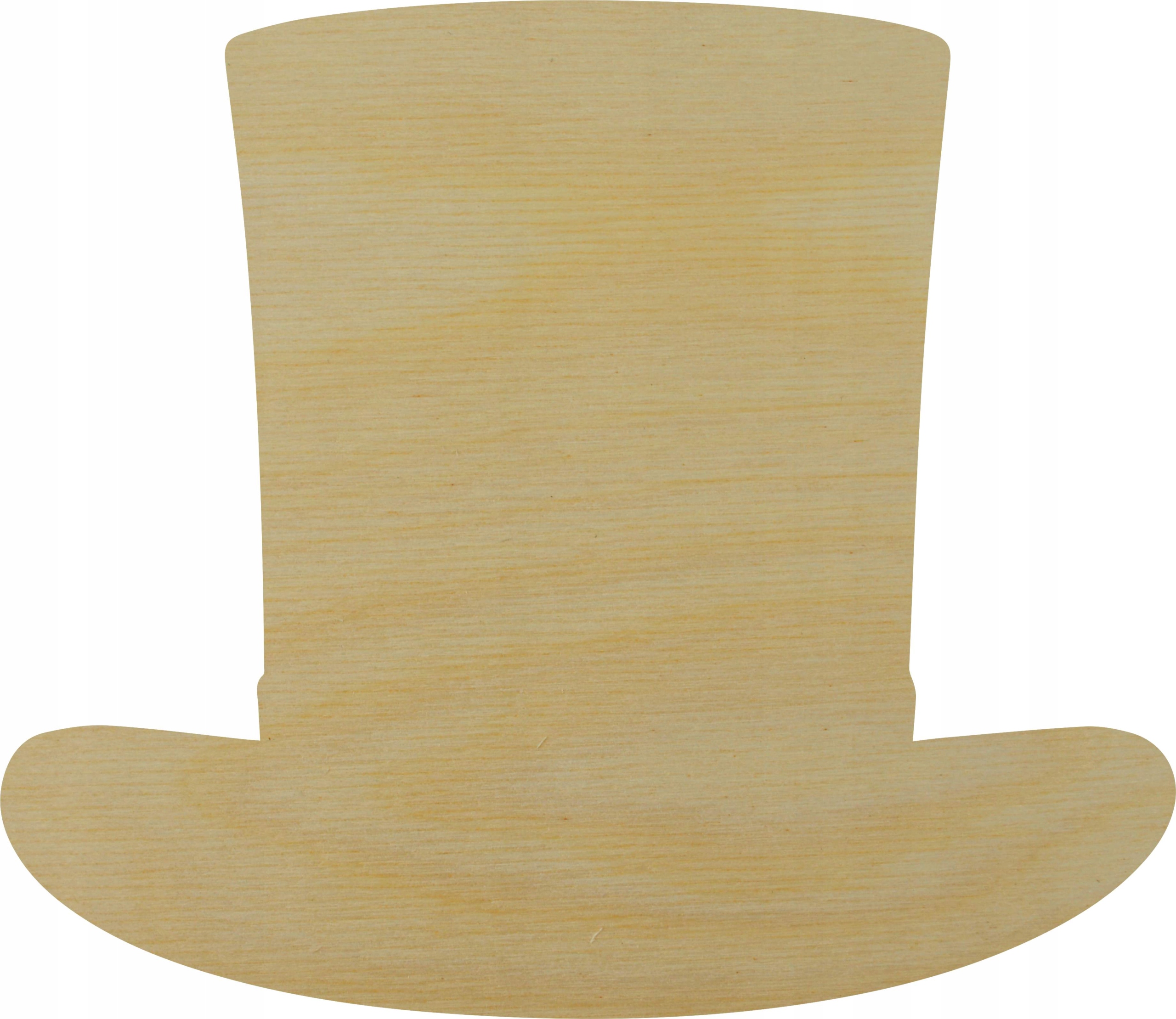 Kapelusz 3 z drewna Drewniany Duży sklejka 30cm