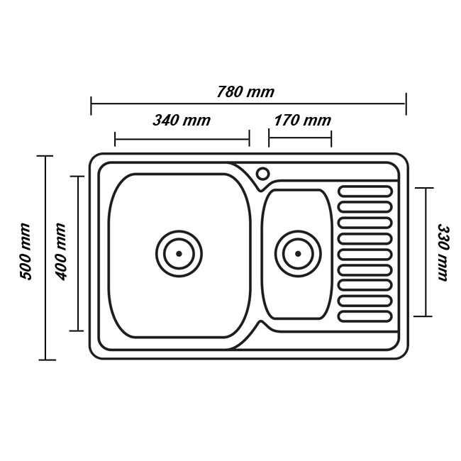 ZLEWOZMYWAK ZLEW STYL FRANCE 1,5 KOMORY KOMPLET. EAN 5907804815944
