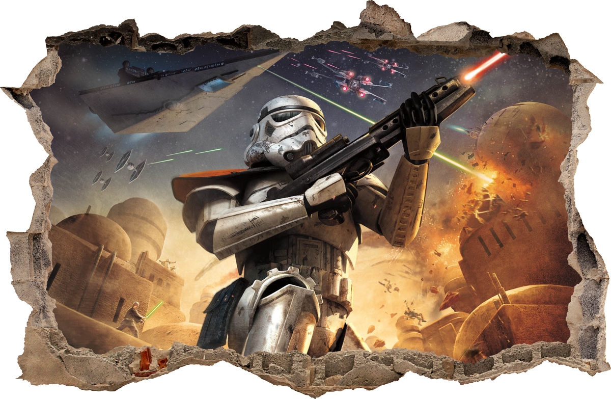 

Naklejki Na Ścianę Dziura Star Wars 51 70x46 cm
