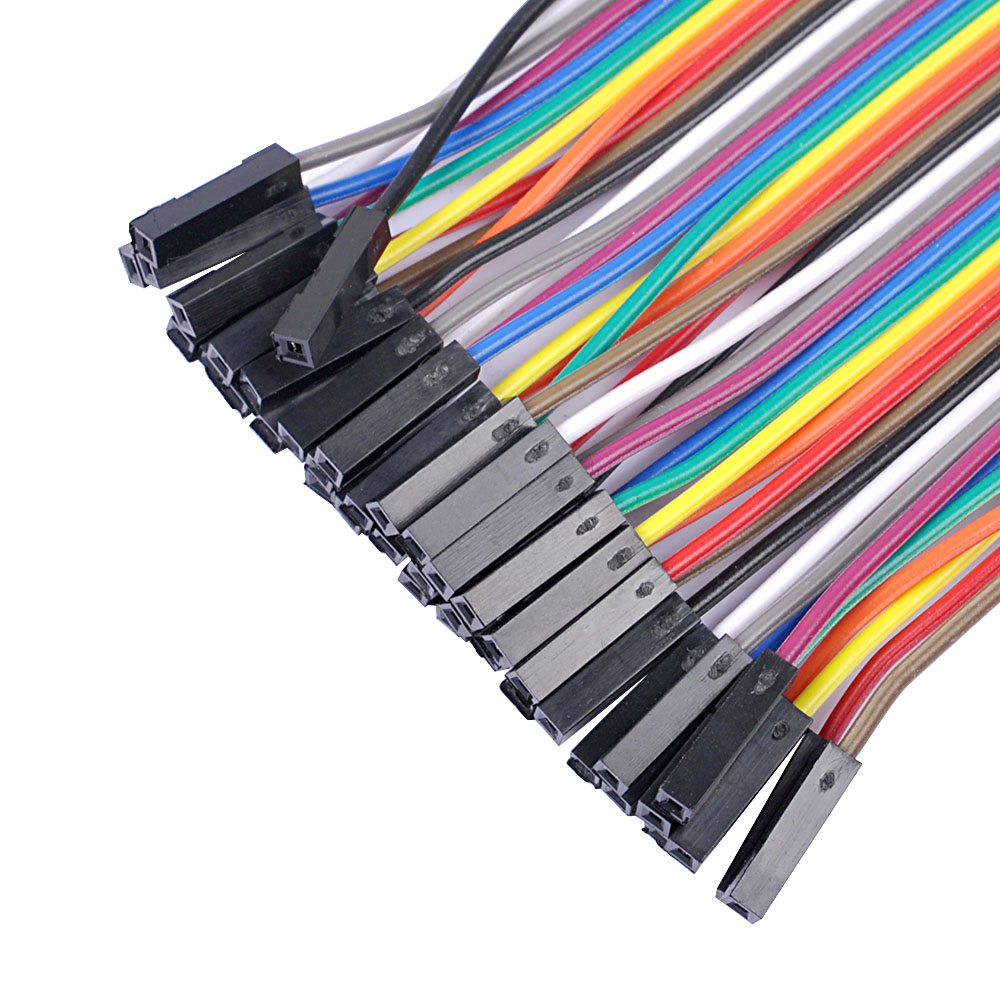 Przewody kable zworki 40 szt 20cm - żeńsko-męskie Producent CN