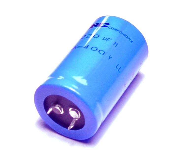 

220uF 400V Long Life 10.000h @ 105' Bc Components