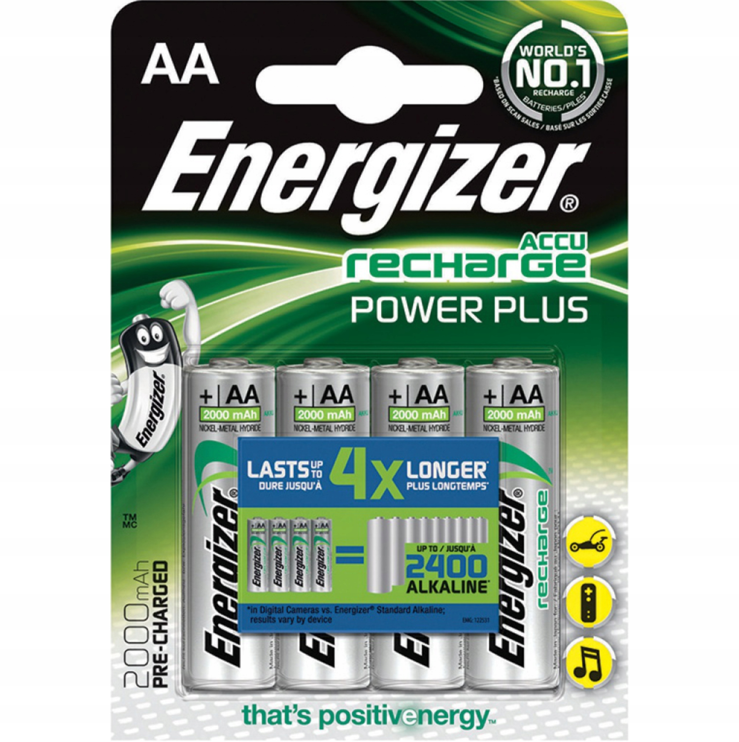 

Akumulator Energizer Power Plus Aa 1,2V HR6 4szt