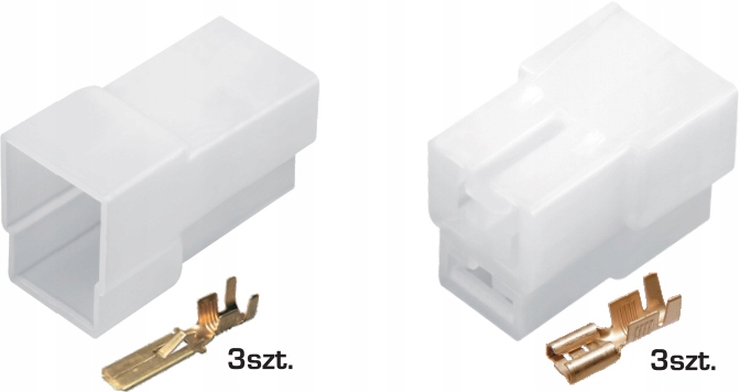 

Złącze kostka obudowa 3-krotna konektory E+j 6,3