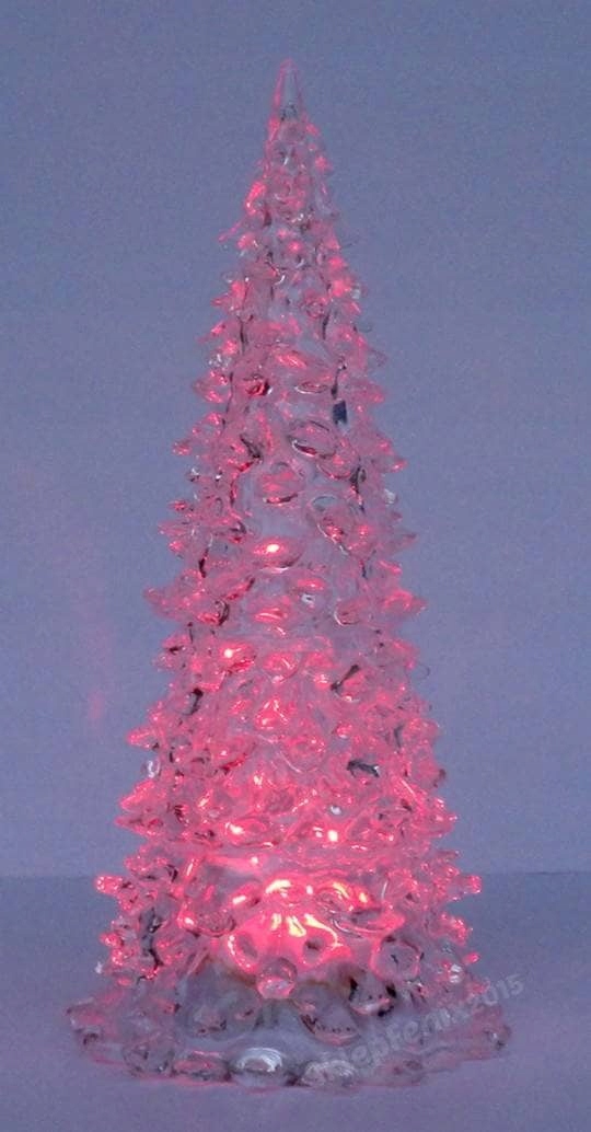 ŚWIECĄCA CHOINKA LED 22cm - OZDOBA ŚWIĄTECZNA (R3) Wysokość Do 100 cm