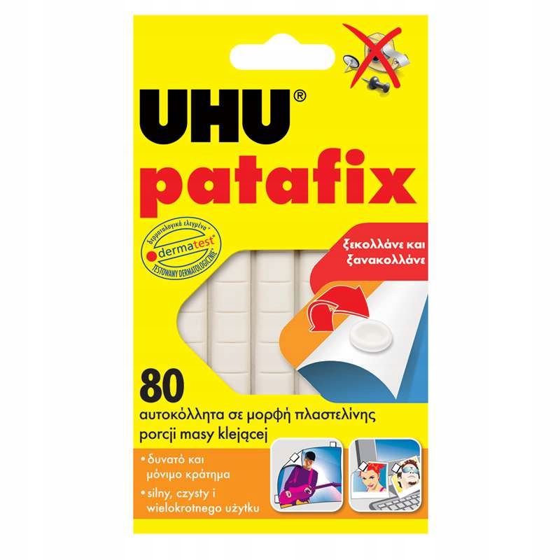 

Masa Mocująca Samoprzylepna Uhu 53g 80szt Pattafix