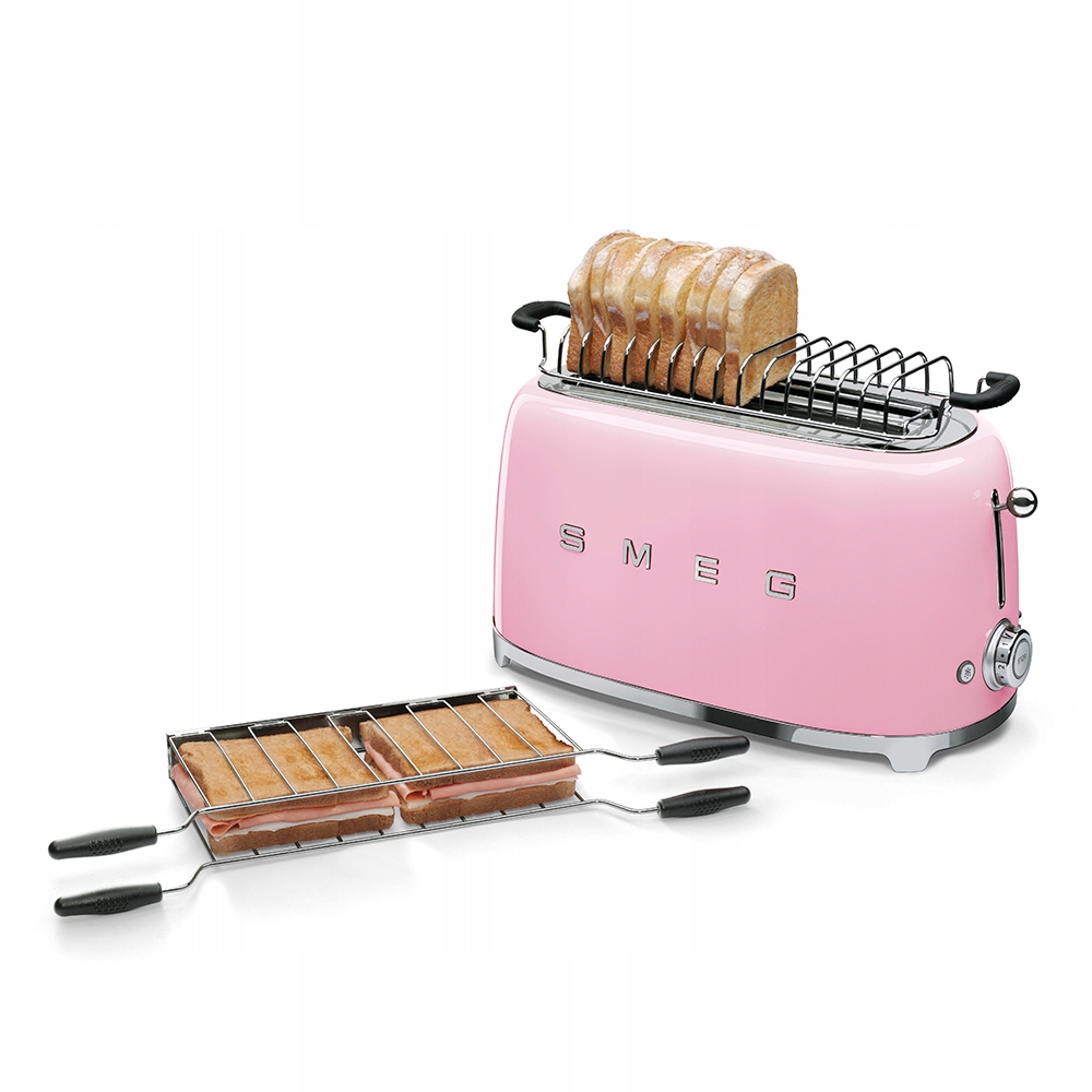 TOSTER SMEG 50'S STYLE RÓŻ TSF02PKEU - 4 TOSTY Marka Smeg