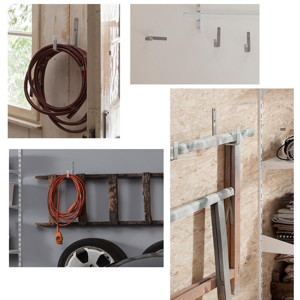 WIESZAK UCHWYT HAK NA NARZĘDZIA ŚCIENNY 85X40MM Marka Element System