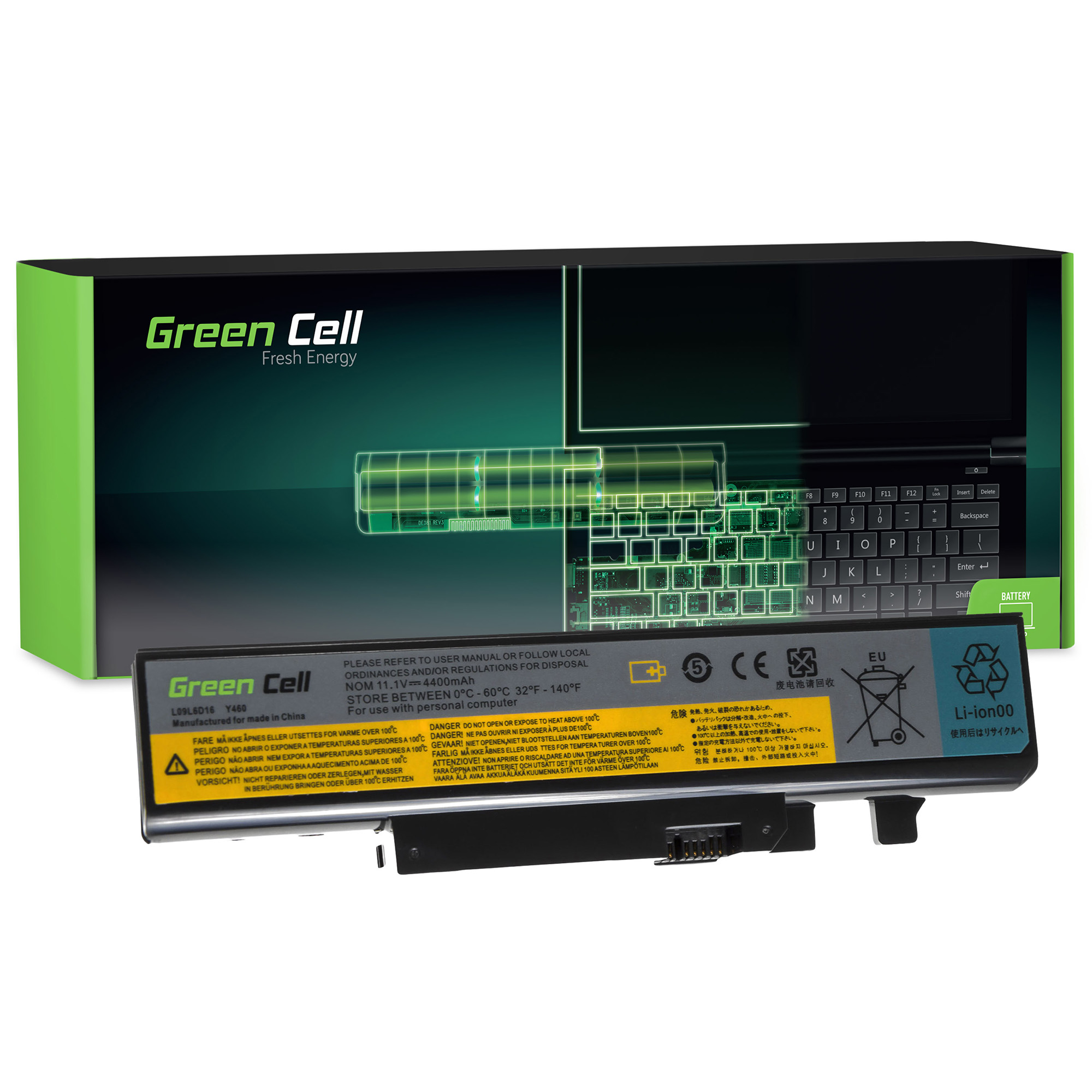 Bateria L09L6D16 L10L6Y01 do Lenovo B560 V560 IdeaPad Y460 Y560 Y560a ...