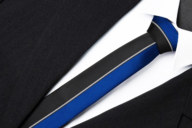 PANEL DESIGN Wąski 6cm Krawat Męski CHABROWY KP85 Model Slim Fit