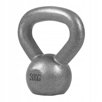 

Kettlebell żeliwny 3 kg hantel kula Gorilla Sports